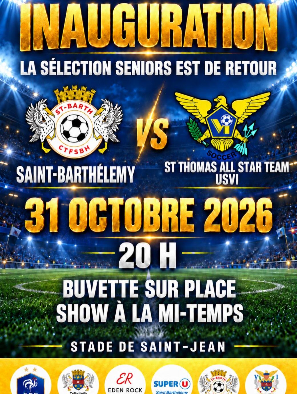🏆⚽ INAUGURATION – LA SÉLECTION SENIORS EST DE RETOUR ! ⚽🏆